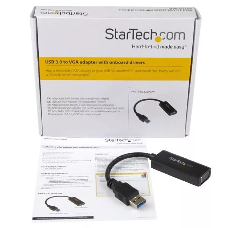 StarTech.com adattatore USB 3.0 a VGA – installazione driver on-board – 1920x1200