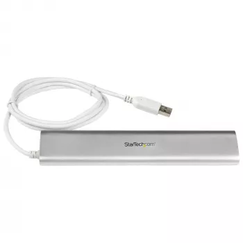 StarTech.com hub USB a 7 porte, USB A a 7 porte USB-A, USB 5 Gbps, design robusto, bus o autoalimentato, espansione hub USB 3.0 portatile per laptop con alimentatore
