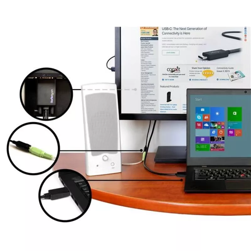 StarTech.com cavo adattatore DisplayPort a VGA con audio – 6 piedi (2 m)