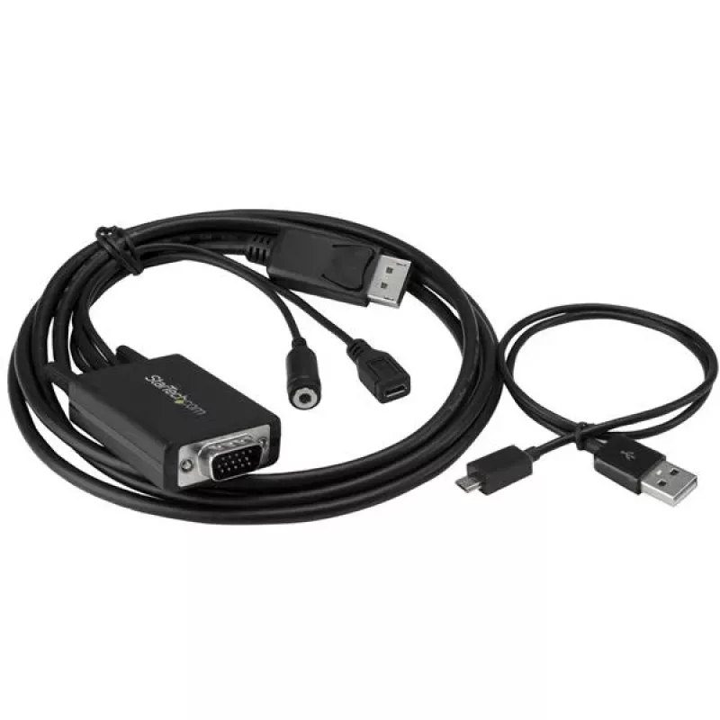 StarTech.com cavo adattatore DisplayPort a VGA con audio – 6 piedi (2 m)