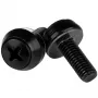 StarTech.com M6 x 12mm - Viti di montaggio - Confezione da 50, nero