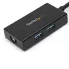 StarTech.com Adattatore USB-Ethernet, convertitore LAN USB 3.0 a 10/100/1000 Gigabit Ethernet per laptop, cavo fisso da 11,8 inch/30 cm, adattatore USB-RJ45, adattatore NIC, adattatore di rete USB