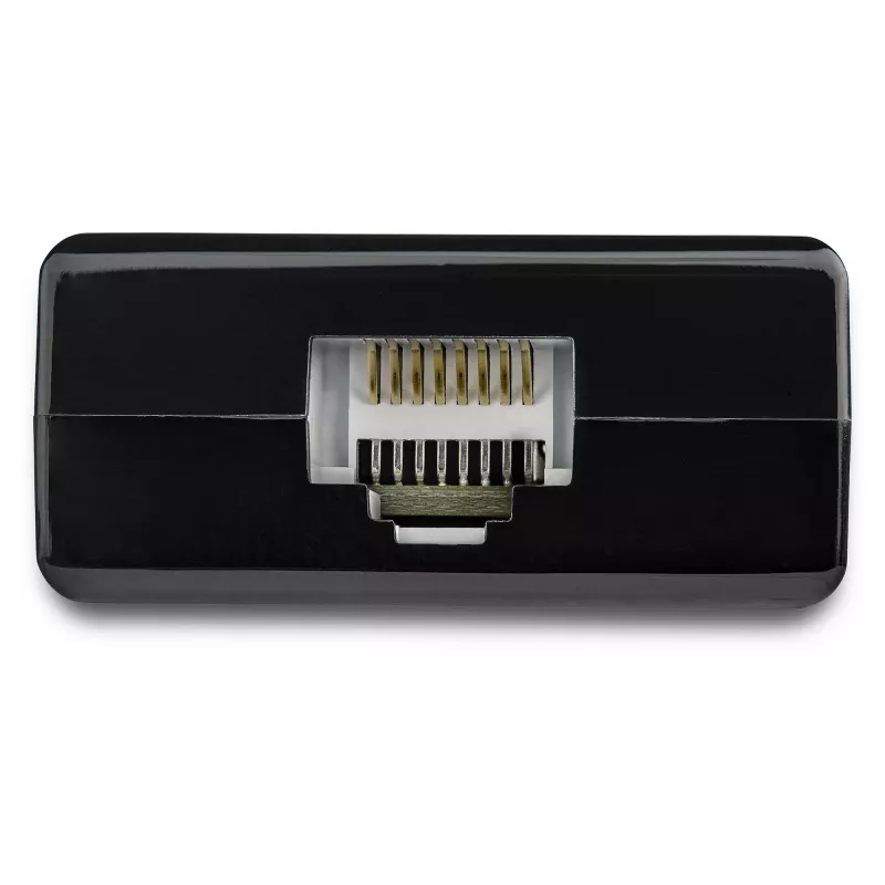 StarTech.com Adattatore USB-Ethernet, convertitore LAN USB 3.0 a 10/100/1000 Gigabit Ethernet per laptop, cavo fisso da 11,8 inch/30 cm, adattatore USB-RJ45, adattatore NIC, adattatore di rete USB