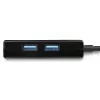 StarTech.com Adattatore USB-Ethernet, convertitore LAN USB 3.0 a 10/100/1000 Gigabit Ethernet per laptop, cavo fisso da 11,8 inch/30 cm, adattatore USB-RJ45, adattatore NIC, adattatore di rete USB