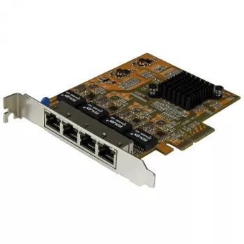 StarTech.com Scheda di rete PCIe Gigabit a 4 porte, interna, cablata, PCI Express, Ethernet, 2000 Mbit/s