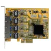StarTech.com Scheda di rete PCIe Gigabit a 4 porte, interna, cablata, PCI Express, Ethernet, 2000 Mbit/s