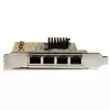 StarTech.com Scheda di rete PCIe Gigabit a 4 porte, interna, cablata, PCI Express, Ethernet, 2000 Mbit/s