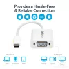 StarTech.com Adattatore USB-C a VGA - bianco, 3.2 Gen 1 (3.1 Gen 1), USB Type-C, uscita VGA (D-Sub), 1920 x 1200 pixel
