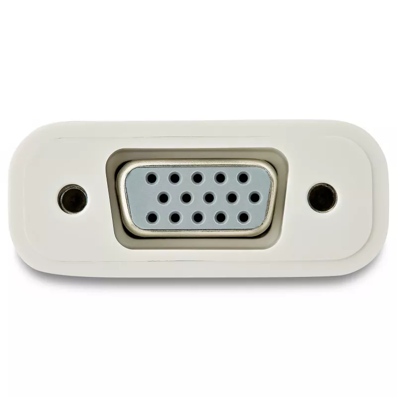 StarTech.com Adattatore USB-C a VGA - bianco, 3.2 Gen 1 (3.1 Gen 1), USB Type-C, uscita VGA (D-Sub), 1920 x 1200 pixel