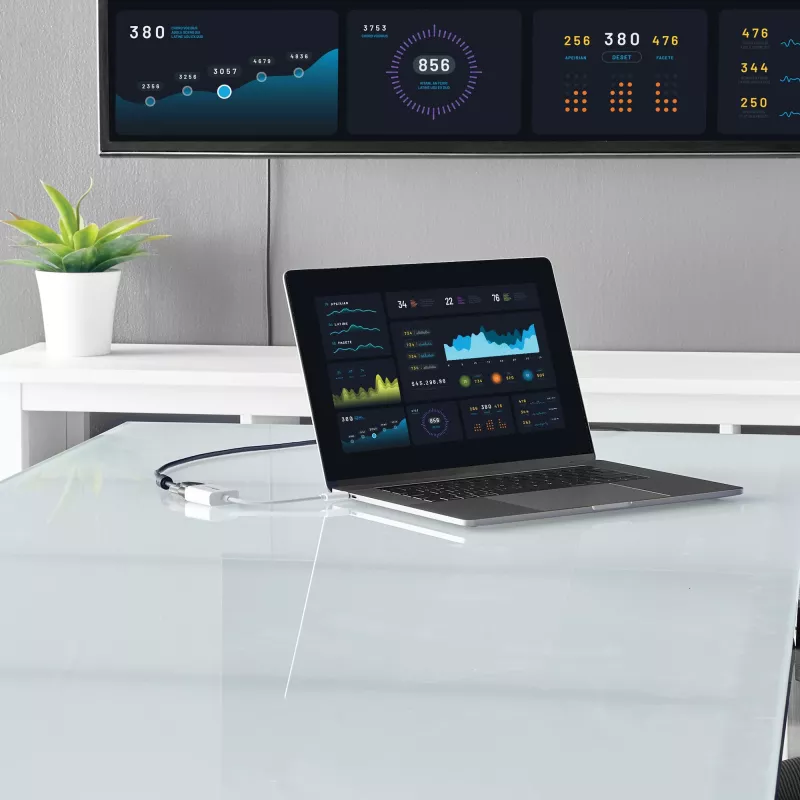 StarTech.com Adattatore USB-C a VGA - bianco, 3.2 Gen 1 (3.1 Gen 1), USB Type-C, uscita VGA (D-Sub), 1920 x 1200 pixel