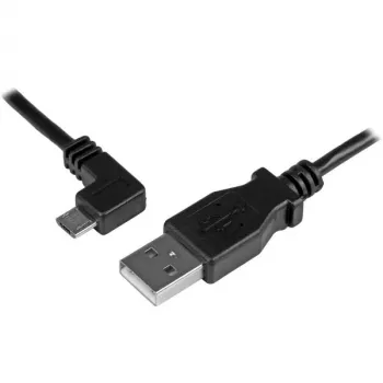 StarTech.com Cavo di ricarica e sincronizzazione Micro-USB M/M - Micro-USB ad angolo sinistro - 24 AWG - 2 m
