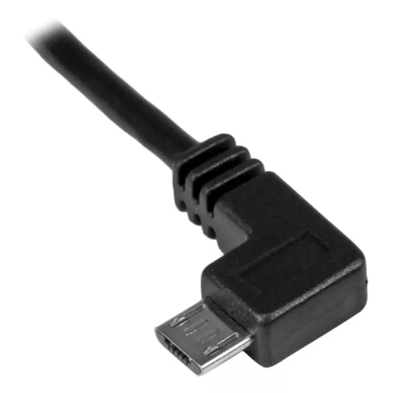 StarTech.com Cavo di ricarica e sincronizzazione Micro-USB M/M - Micro-USB ad angolo sinistro - 24 AWG - 2 m
