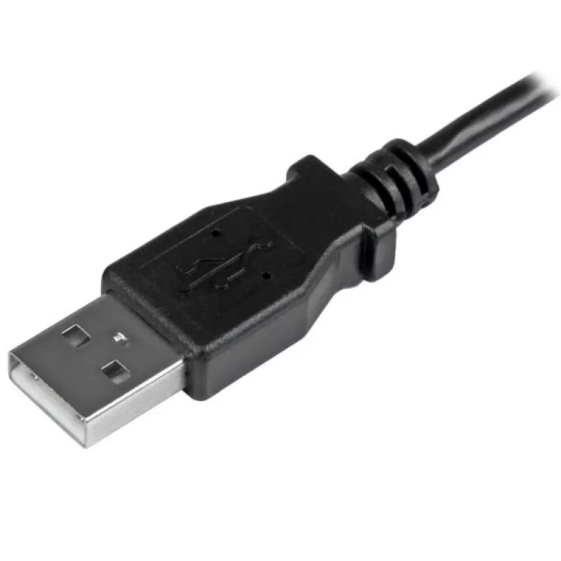StarTech.com Cavo di ricarica e sincronizzazione Micro-USB M/M - Micro-USB ad angolo sinistro - 24 AWG - 2 m