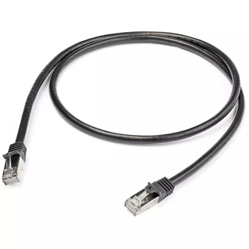 StarTech.com Cavo patch Cat6 - schermato (SFTP) - 1 m, nero