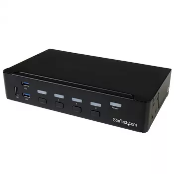 StarTech.com Switch KVM DisplayPort a 4 porte - USB 3.0 - 4K 30Hz