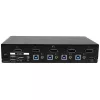 StarTech.com Switch KVM DisplayPort a 4 porte - USB 3.0 - 4K 30Hz