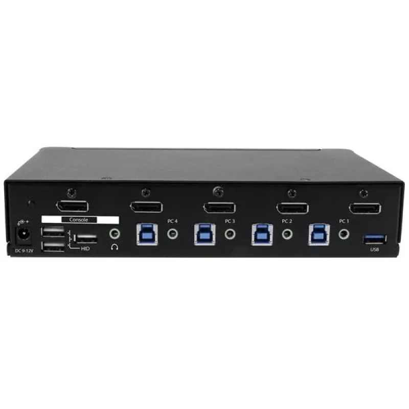 StarTech.com Switch KVM DisplayPort a 4 porte - USB 3.0 - 4K 30Hz