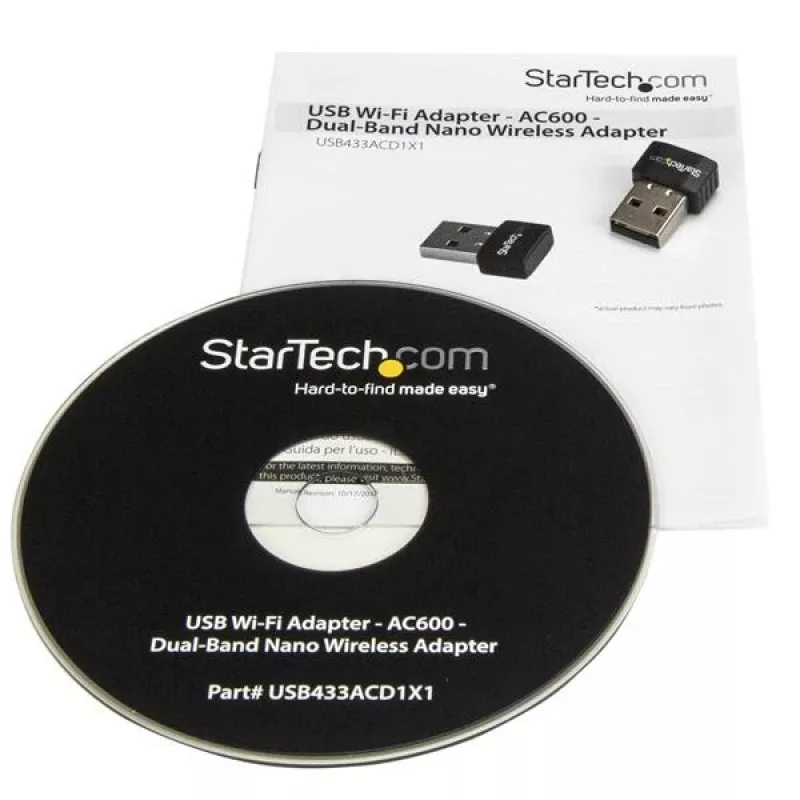 StarTech.com Adattatore USB Wi-Fi - AC600 - Adattatore wireless Dual-Band Nano