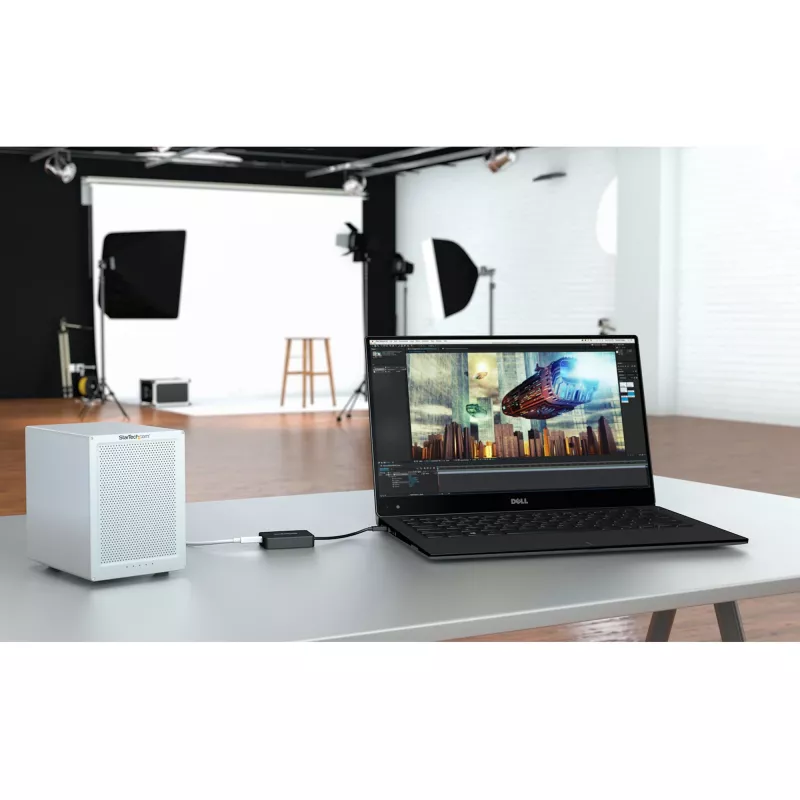 StarTech.com Adattatore Thunderbolt 3 a Thunderbolt 2 – Laptop TB3 a display e dispositivi TB2 – Convertitore Thunderbolt 2 20 Gbit/s o Thunderbolt 1 10 Gbit/s – certificato Thunderbolt 3 – Windows/Mac
