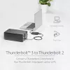 StarTech.com Adattatore Thunderbolt 3 a Thunderbolt 2 – Laptop TB3 a display e dispositivi TB2 – Convertitore Thunderbolt 2 20 Gbit/s o Thunderbolt 1 10 Gbit/s – certificato Thunderbolt 3 – Windows/Mac