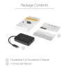 StarTech.com Adattatore Thunderbolt 3 a Thunderbolt 2 – Laptop TB3 a display e dispositivi TB2 – Convertitore Thunderbolt 2 20 Gbit/s o Thunderbolt 1 10 Gbit/s – certificato Thunderbolt 3 – Windows/Mac