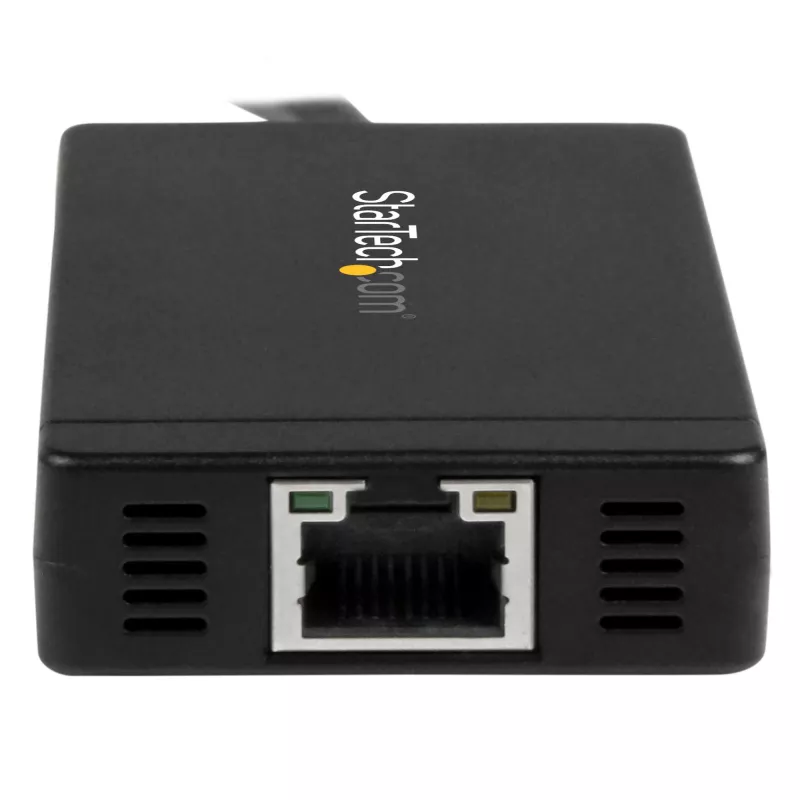 StarTech.com Hub USB 3.0 a 3 porte più Gigabit Ethernet - USB-C - incl. alimentatore