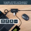 StarTech.com Hub USB 3.0 a 3 porte più Gigabit Ethernet - USB-C - incl. alimentatore