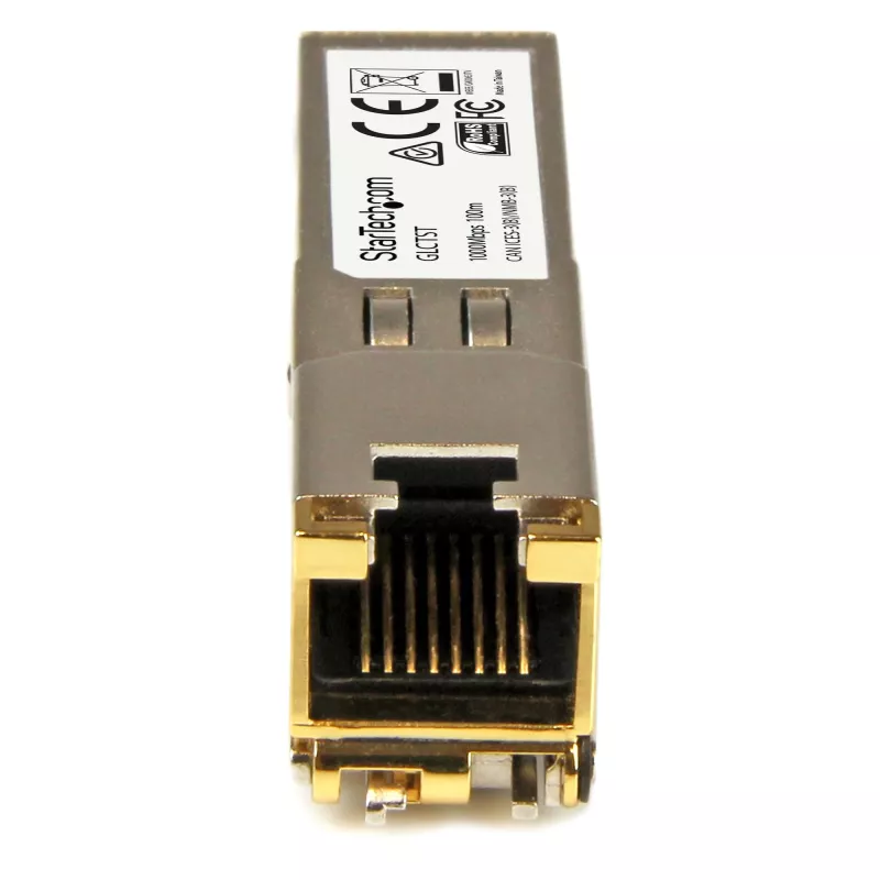 StarTech.com Modulo ricetrasmettitore SFP compatibile Cisco GLC-T – 1000BASE-T – Confezione da 10