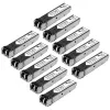 StarTech.com Modulo ricetrasmettitore SFP compatibile Cisco GLC-SX-MM – 1000BASE-SX – Confezione da 10~Confezione da 10 Modulo SFP compatibile Cisco GLC-SX-MM (Confezione da 10) – 1000BASE-SX – ricetrasmettitore ottico 1GbE fibra multimodale MMF – 1GE Gigabit Ethernet SFP – LC 550 m – 850 nm – DDM Cisco IE3200, IE3300, ME1200