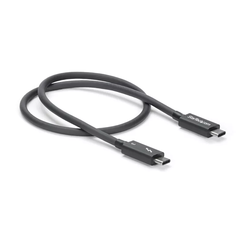 StarTech.com Cavo Thunderbolt 3 (40 Gbit/s) USB-C da 0,5 m – compatibile con Thunderbolt, USB e DisplayPort