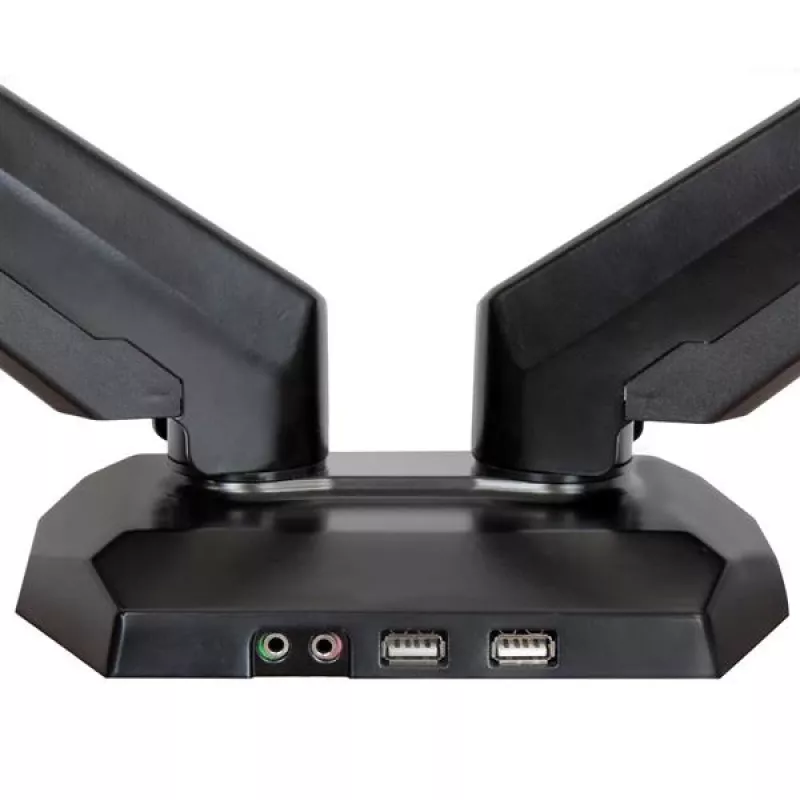 StarTech.com Supporto da tavolo per due monitor – completamente orientabile – articolato
