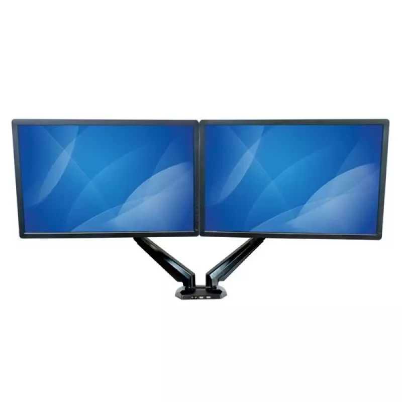 StarTech.com Supporto da tavolo per due monitor – completamente orientabile – articolato