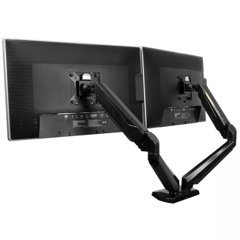 StarTech.com Supporto da tavolo per due monitor – completamente orientabile – articolato