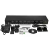 StarTech.com Hub adattatore USB-seriale a 16 porte, USB 2.0 Type-B, seriale, 480 Mbit/s, nero, acciaio, 36 W