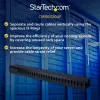 StarTech.com Gestore cavi verticale con canaline a dita – 0U – 3 ft.