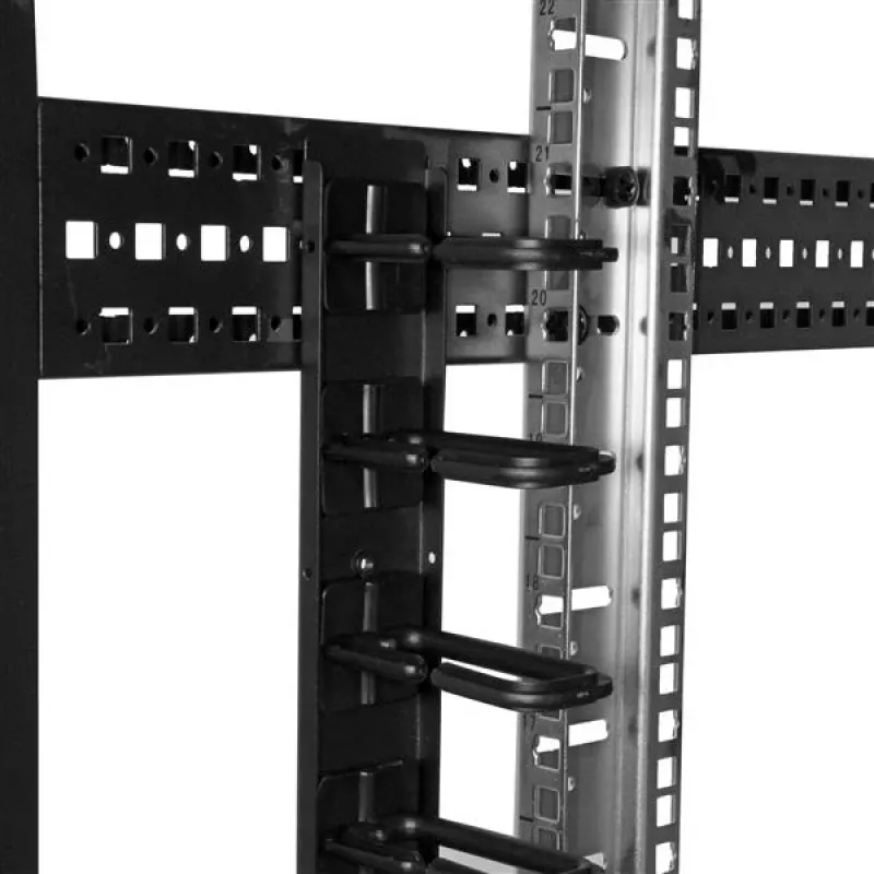 StarTech.com Gestore cavi verticale con ganci a D - 0U - 6 piedi