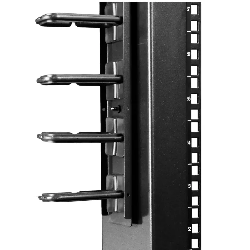 StarTech.com Organizer cavi verticale con ganci a D – 0U – 2,8 piedi