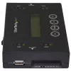 StarTech.com Duplicatore e cancellatore di dischi fissi standalone 1:1, clonatore e cancellatore di dischi USB thumb drive e SATA HDD/SSD, display LCD, conforme TAA, indipendente dal sistema operativo