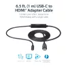 StarTech.com Cavo USB-C a HDMI da 0,91 m (3 ft) – 4K 30 Hz convertitore video USB Type-C a HDMI – cavo adattatore monitor USB-C DP Alt Mode a HDMI – compatibile Thunderbolt