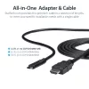 StarTech.com Cavo USB-C a HDMI da 0,91 m (3 ft) – 4K 30 Hz convertitore video USB Type-C a HDMI – cavo adattatore monitor USB-C DP Alt Mode a HDMI – compatibile Thunderbolt