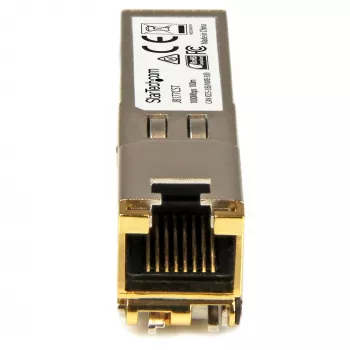StarTech.com Modulo ricetrasmettitore SFP compatibile HP J8177C – 1000BASE-T ~ Modulo SFP compatibile HPE J8177C – 1000BASE-T – SFP a RJ45 Cat6/Cat5e – 1GE Gigabit Ethernet SFP – RJ-45 100 m – HPE 1810, 1820, 2530
