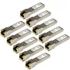 StarTech.com modulo ricetrasmettitore SFP compatibile HP J8177C – 1000BASE-T – confezione da 10 ~ confezione da 10 modulo SFP compatibile HPE J8177C – 1000BASE-T – SFP su RJ45 Cat6/Cat5e – SFP 1GE Gigabit Ethernet – RJ-45 100 m – HPE 1810, 1820, 2530