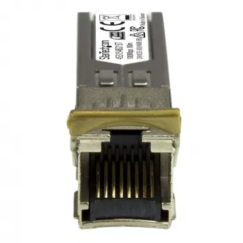 StarTech.com modulo ricetrasmettitore SFP Gigabit RJ45 in rame - compatibile HP 453154-B21~modulo SFP compatibile HPE 453154-B21 - 1000BASE-T - SFP su RJ45 Cat6/Cat5e - SFP 1GE Gigabit Ethernet - RJ-45 100m - HPE 6120XG, 6120G, Flex Fabric