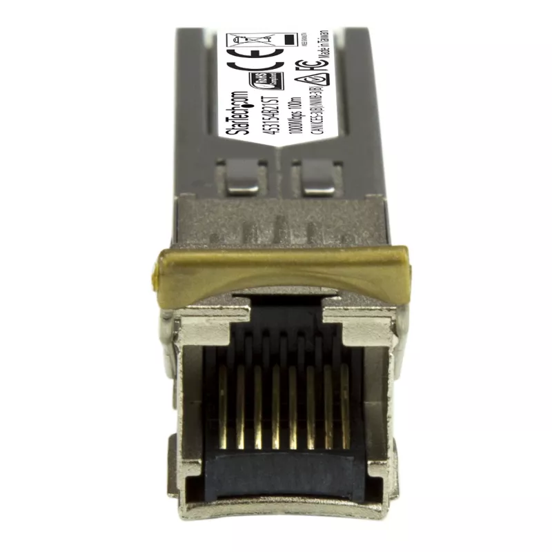 StarTech.com modulo ricetrasmettitore SFP Gigabit RJ45 in rame - compatibile HP 453154-B21~modulo SFP compatibile HPE 453154-B21 - 1000BASE-T - SFP su RJ45 Cat6/Cat5e - SFP 1GE Gigabit Ethernet - RJ-45 100m - HPE 6120XG, 6120G, Flex Fabric