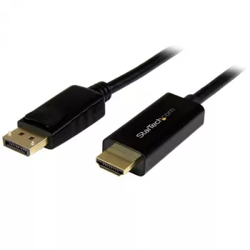 StarTech.com cavo DisplayPort su HDMI 5m - 4K 30Hz - cavo adattatore DisplayPort su HDMI - cavo convertitore DP 1.2 su monitor HDMI - connettore maschio DP con blocco - cavo passivo DP su HDMI