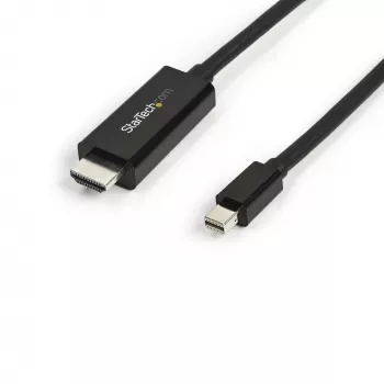 StarTech.com cavo Mini DisplayPort su HDMI 3 m – video 4K 30 Hz – cavo adattatore mDP su HDMI – Mini DP o Thunderbolt 1/2 Mac/PC su monitor/display HDMI – cavo convertitore mDP su HDMI