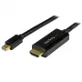 StarTech.com cavo Mini DisplayPort su HDMI 15ft (5m) - video 4K 30Hz - cavo adattatore mDP su HDMI - Mini DP o Thunderbolt 1/2 Mac/PC su monitor/display HDMI - cavo convertitore mDP su HDMI
