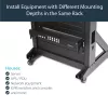 StarTech.com kit adattatore di estensione profondità per rack server 2U con regolazione da 4 pollici