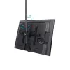 StarTech.com supporto da soffitto per TV – supporto universale a sospensione per singolo schermo completamente orientabile con asta telescopica regolabile – inclinazione / rotazione – supporto VESA per display da 32