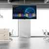StarTech.com supporto da soffitto per TV – supporto universale a sospensione per singolo schermo completamente orientabile con asta telescopica regolabile – inclinazione / rotazione – supporto VESA per display da 32
